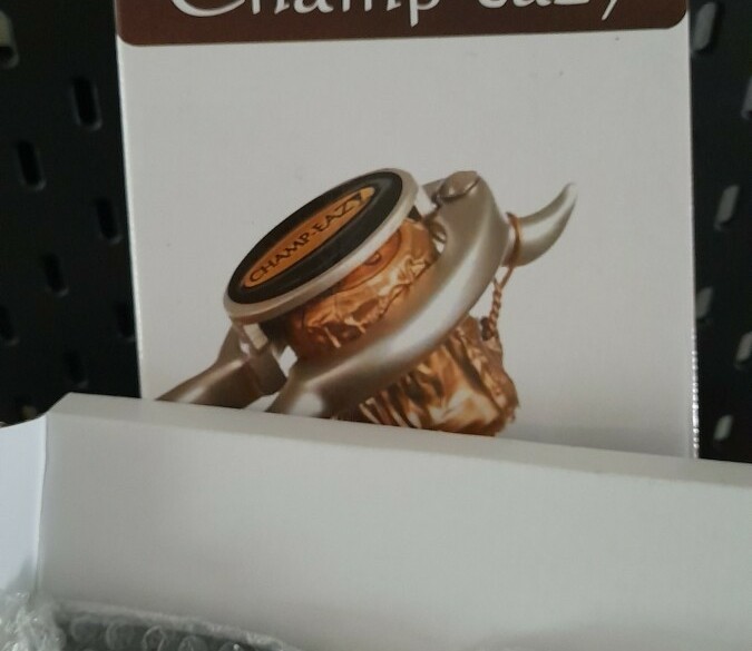 Champagne opener (nieuw in verpakking)