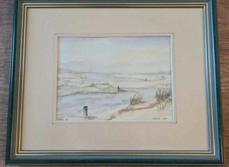 Aquarel van de Slufter