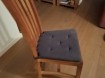 6 teakhouten eetkamerstoelen