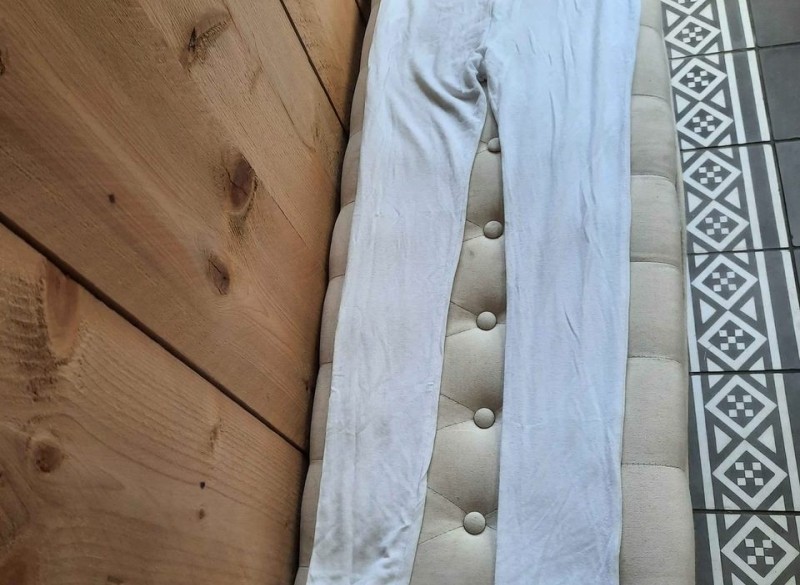 witte legging maat 146/152