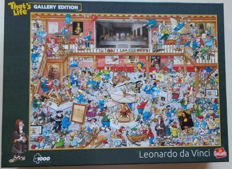 Goliath: Leonardo da Vinci puzzel 1000 stukjes