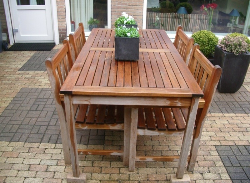 Origineel Teak Houten Tuinset