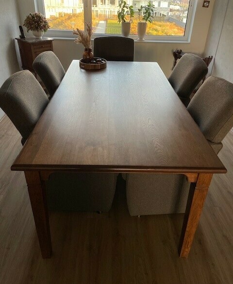 Eettafel + 6 stoelen