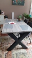 Eetkamertafel 160cmx100cmx85