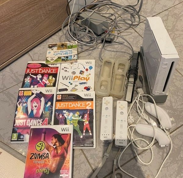 Wii console met spellen