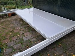 Grote Serre, carpoort, veranda, afdak aluminium 4,7 x 7m