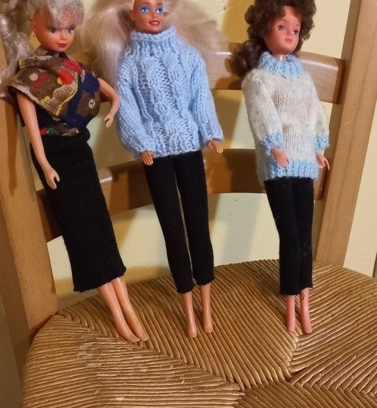 Barbie collectie vintage uit de 90s met mooie kleertjes