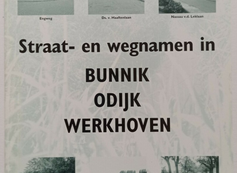 Straat- en wegnamen in Bunnik, Odijk, Werkhoven – C. Dekker