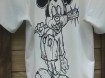 Mickey terror op een viscose tshirt