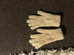 mooie  nieuw  warm  beige  handschoenen  met  label