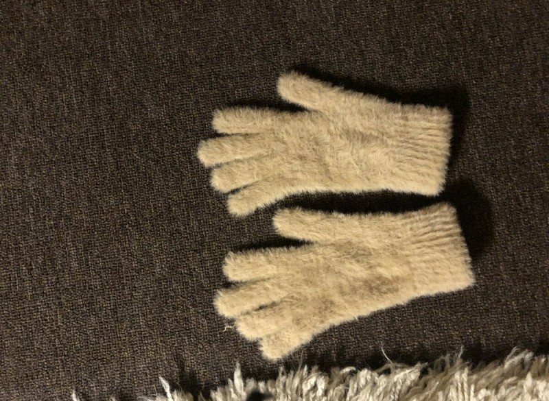 mooie  nieuw  warm  beige  handschoenen  met  label