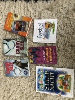 6 stuks nieuwe kinderboeken oa 3 van carry slee 