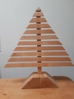 Kerstboom van hout