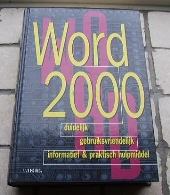 Te koop het nieuwe boek "Word 2000" van Mixing.