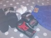 kickboxs handschoenen, kleren,beenbeschermer