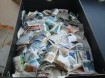 Heel veel dozen vol afgeweekte postzegels