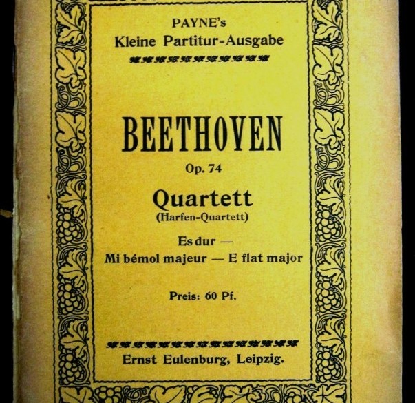 Beethoven,Strijkkw nr.10 in Es groot,opus 74, ca. 1920,gst