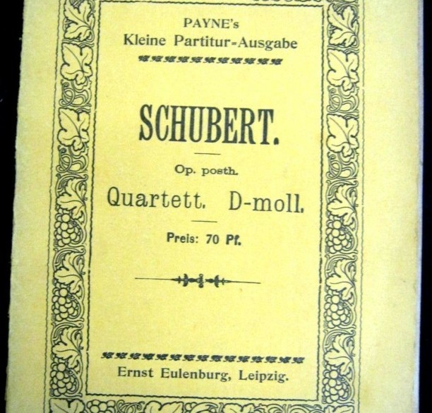 Schubert,Strijkkw. Nr.6 in D-groot ,ca.1920,gst