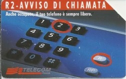 Telecom Italia. Avviso di Chiamata. 5.000 lire