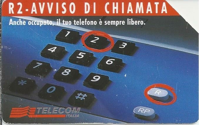 Telecom Italia. Avviso di Chiamata. 5.000 lire