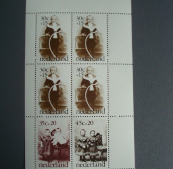 cat nr 1063, blok postfris kinderpostzegel.