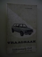 Vraagbaak VW Golf.   1974-1979.