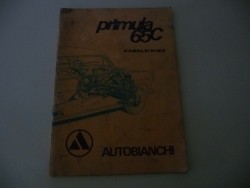 Handleiding Autobianchi Primu;a 65C.  1968