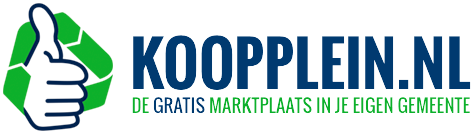 Koopplein, de gratis marktplaats in je eigen gemeente